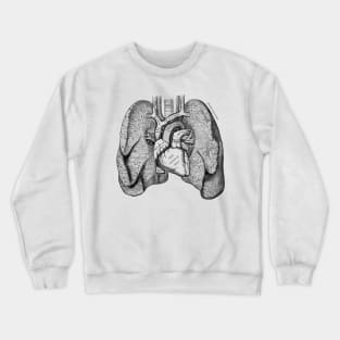 Human Lungs Crewneck Sweatshirt